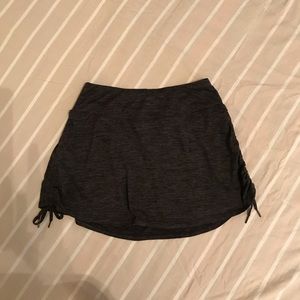 Gray Athleisure Skort